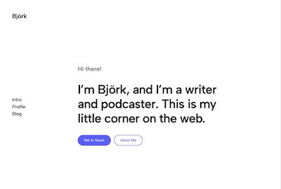 Björk theme from BahaiWebsites