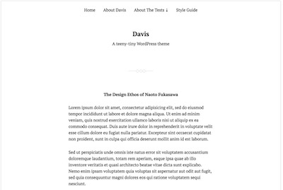 Davis theme from BahaiWebsites