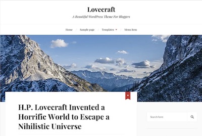 Lovecraft theme from BahaiWebsites