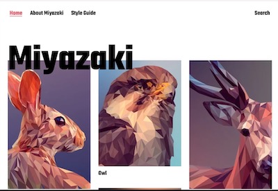 Miyazaki theme from BahaiWebsites